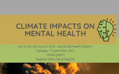 The Psychological and Mental Health Consequences of Climate Change in South Africa – Garret Barnwell