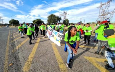 Community protest as dirty steel giant AMSA fails to clean up