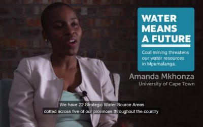 Water means a future – Amanda Mkhonza (University of Cape Town)