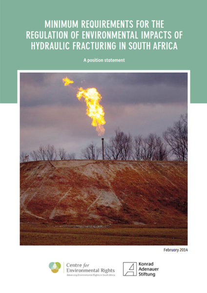 Minimum Requirements for the Regulation of Environmental Impacts of Hydraulic Fracturing in South Africa